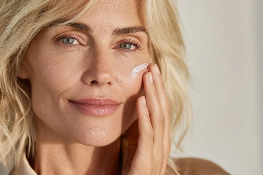 Anti-aging skincare routine