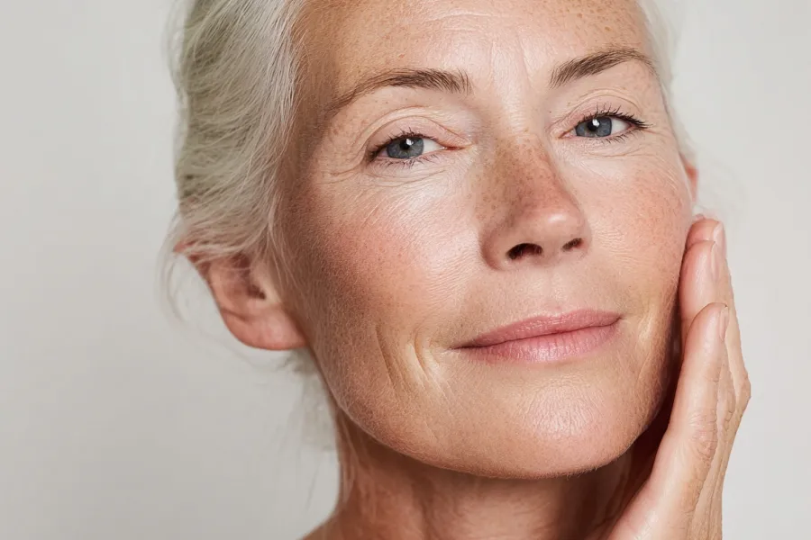 Daily anti-aging skincare schedule